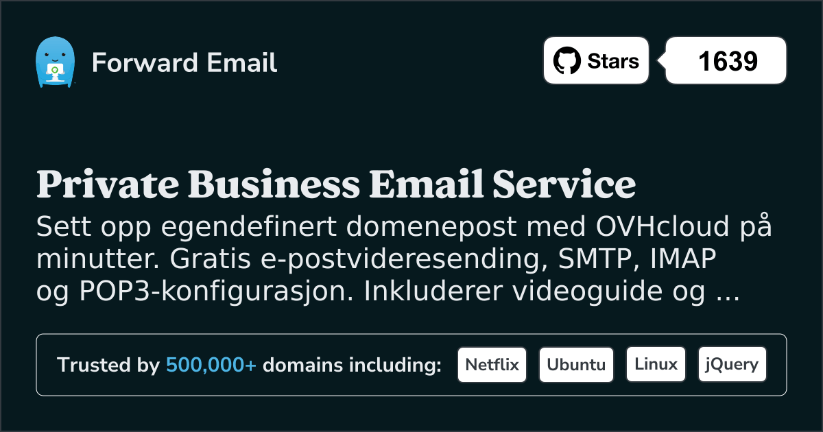 Slik konfigurerer du e-post med OVHcloud