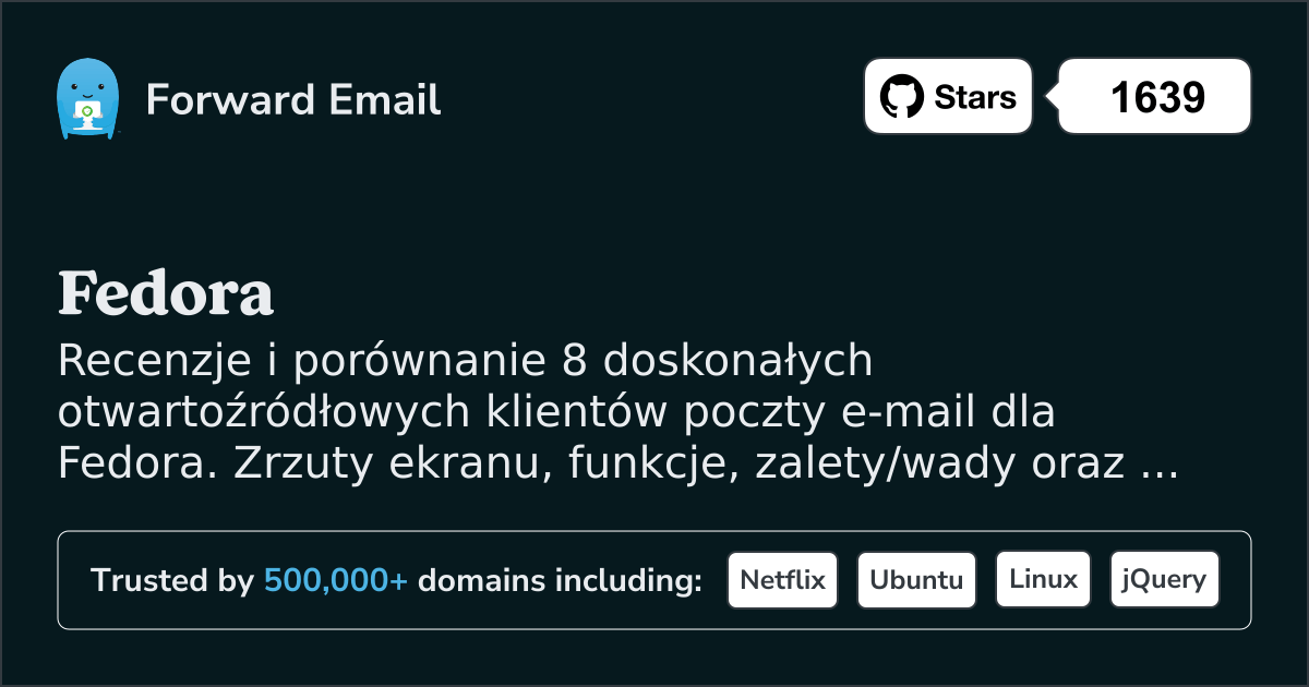 8 Doskonałych Klientów E-mail Open Source dla Fedora 2026