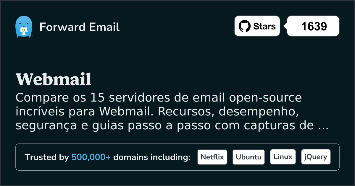 15 Incríveis Servidores de Email Open Source para Webmail 2026