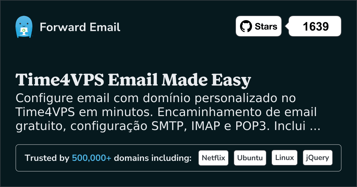 Como configurar e-mail com Time4VPS