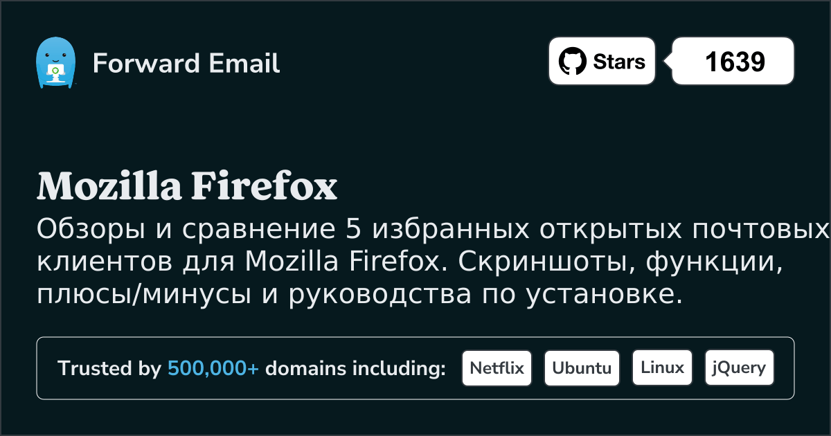 5 избранных открытых почтовых клиентов для Mozilla Firefox 2026