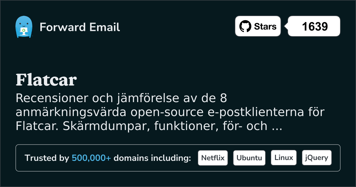 8 Anmärkningsvärda Open Source E-postklienter för Flatcar 2026
