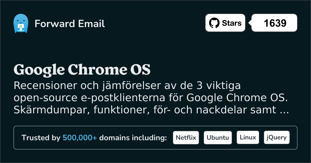 3 Viktiga Open Source E-postklienter för Google Chrome OS 2026