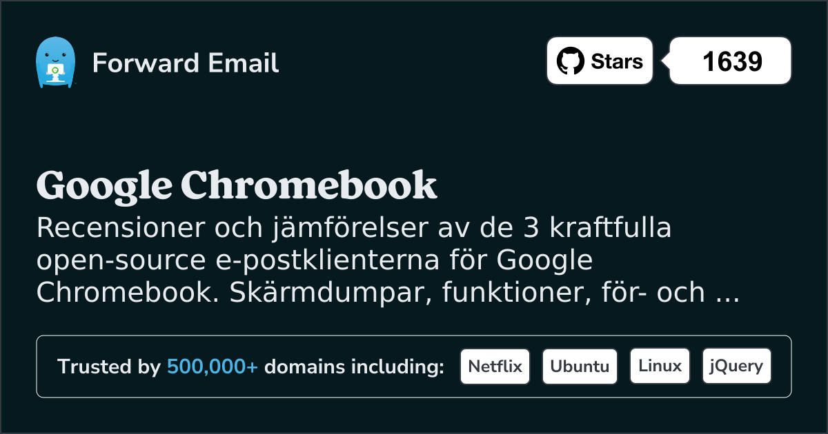 3 Mäktiga Open Source E-postklienter för Google Chromebook 2026