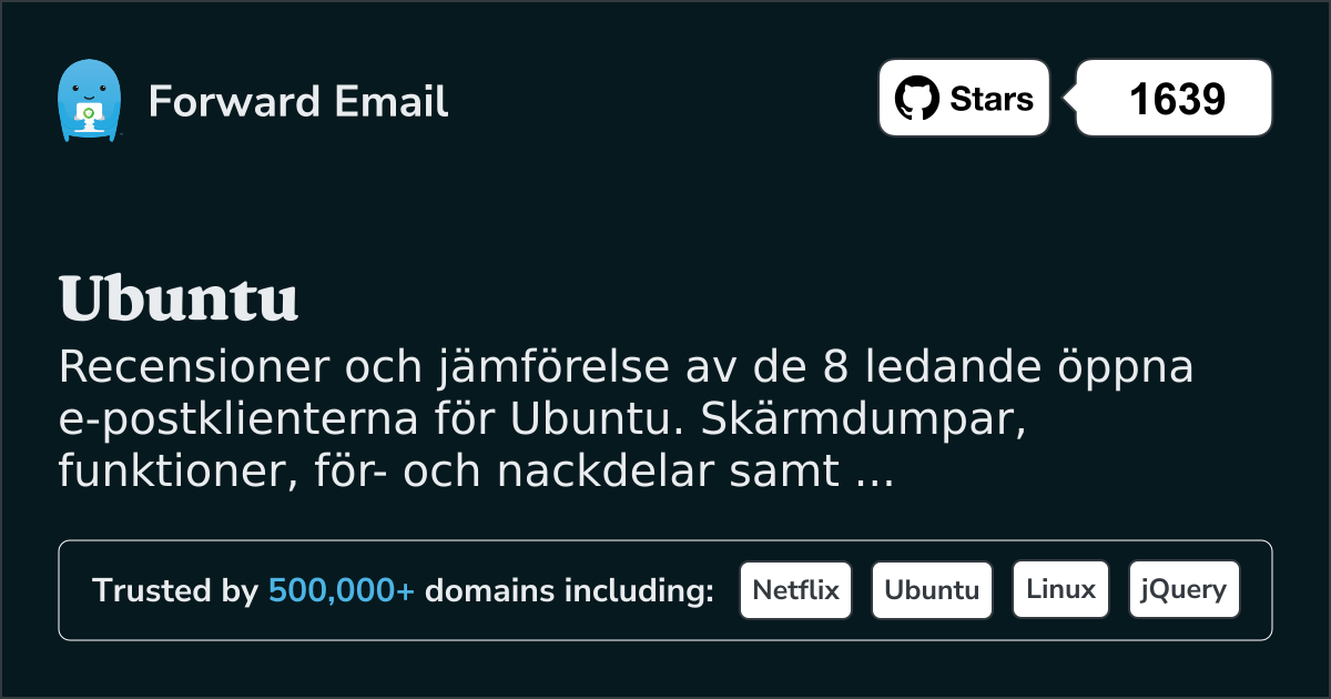 8 ledande open source-e-postklienter för Ubuntu 2026