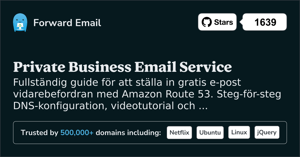 Hur man konfigurerar e-post med Amazon Route 53