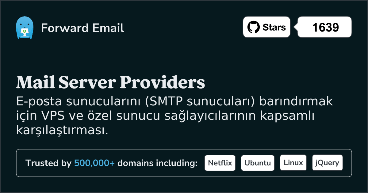 En İyi Posta Sunucusu Sağlayıcıları