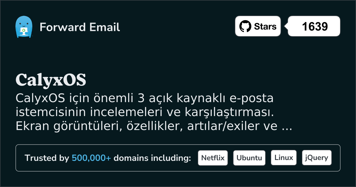 2026 için CalyxOS 3 Önemli Açık Kaynak E-posta İstemcisi