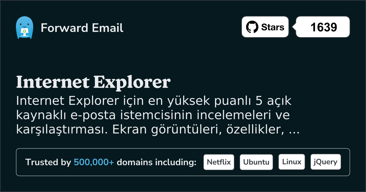 2026 için Internet Explorer 5 En Çok Puan Alan Açık Kaynak E-posta İstemcisi