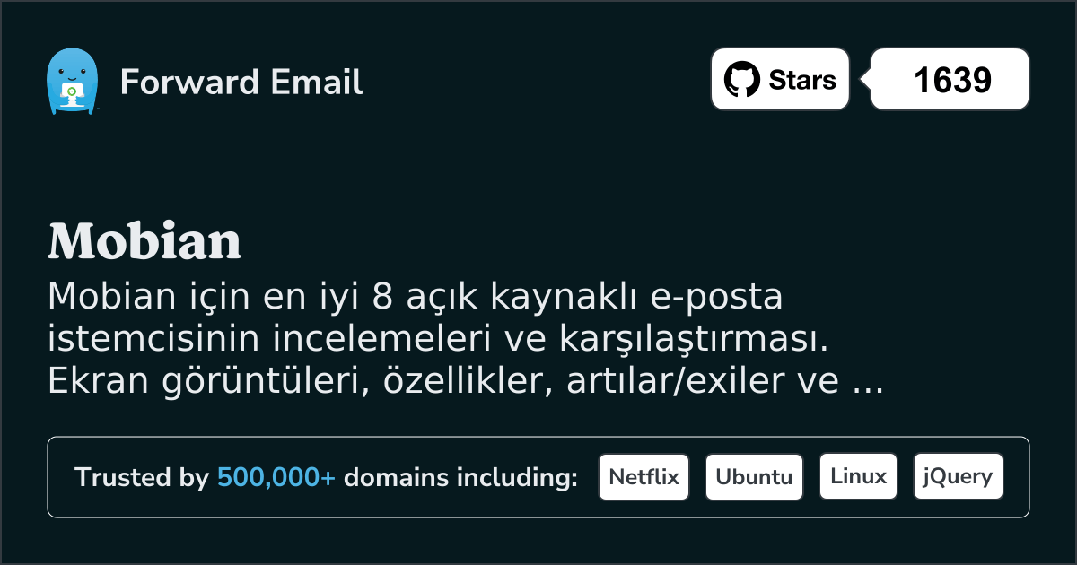 2026 için Mobian 8 En İyi Açık Kaynak E-posta İstemcisi