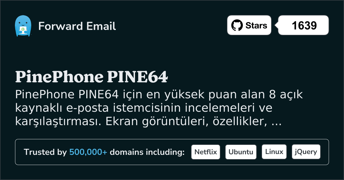 2026 için PinePhone PINE64 8 En Yüksek Puanlı Açık Kaynak E-posta İstemcisi