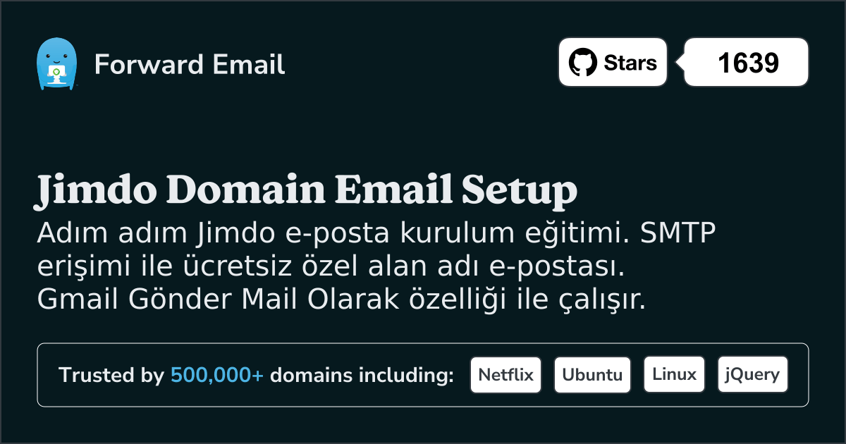 Jimdo ile E-posta Kurulumu