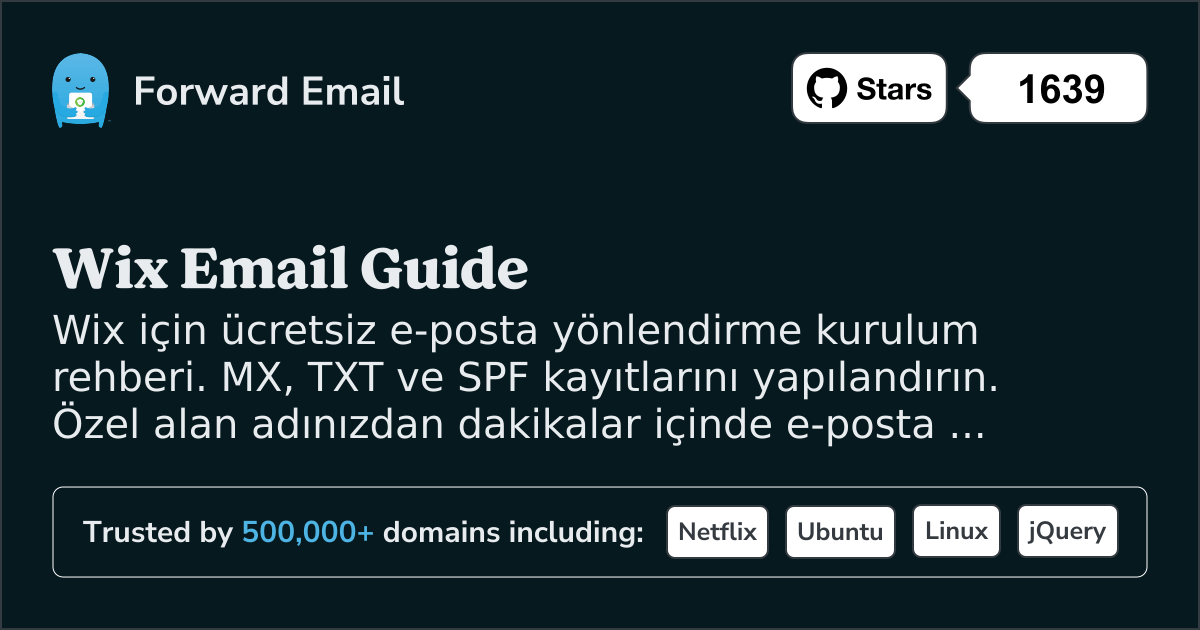 Wix ile E-posta Kurulumu
