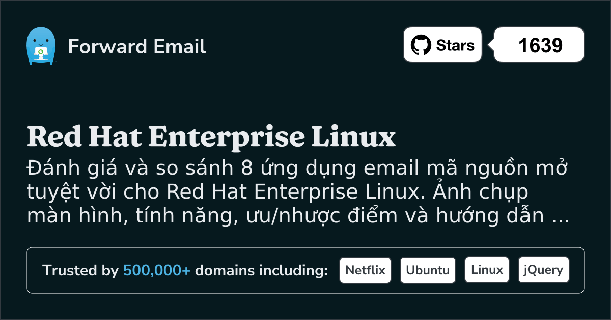 8 Ứng dụng Email Mã Nguồn Mở Tuyệt Vời cho Red Hat Enterprise Linux 2026
