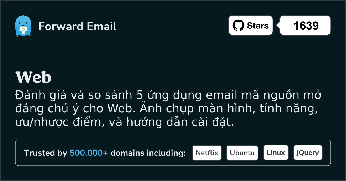 5 Ứng dụng Email Mã Nguồn Mở Đáng Chú Ý cho Web 2026